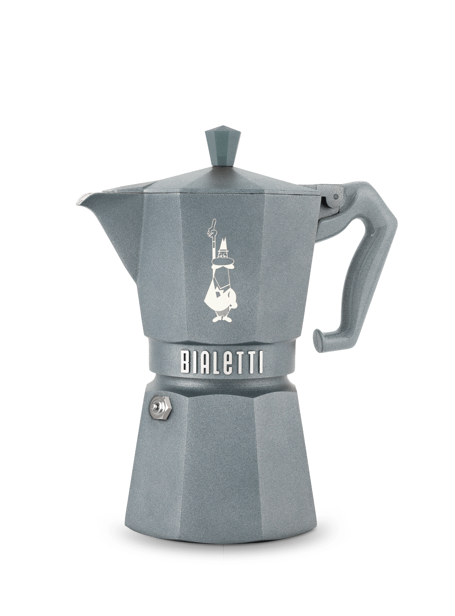 Bialetti Exclusive Moka Express Induktion Grau – Der italienische Klassiker, endlich bereit für die Moderne Mokkakanne Bialetti 6 Tassen - Rheinland.Coffee