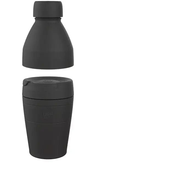 Original KeepCup Helix Thermal Bottle Kit - Doppelwandiger ToGo-Becher aus Edelstahl mit Flaschenaufsatz KeepCup KeepCup M - 12oz Schwarz - Rheinland.Coffee