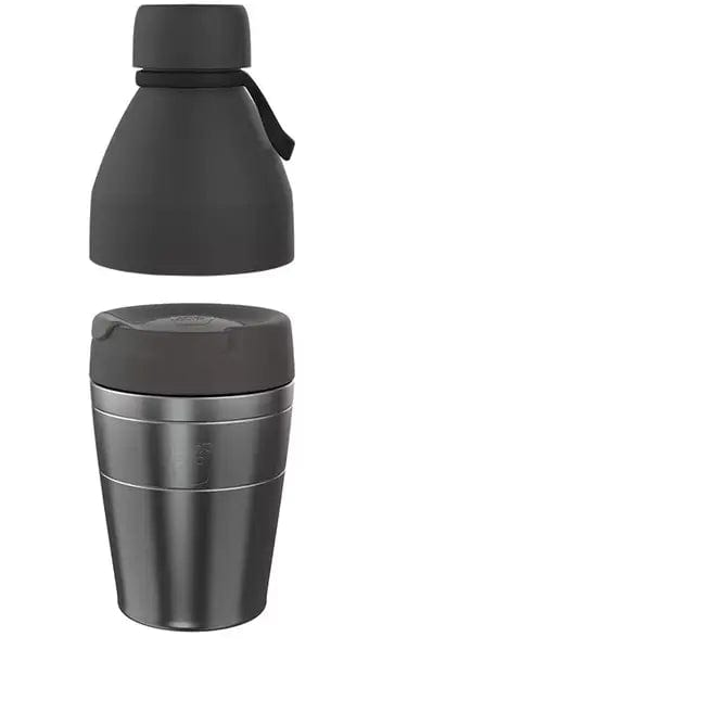 Original KeepCup Helix Thermal Bottle Kit - Doppelwandiger ToGo-Becher aus Edelstahl mit Flaschenaufsatz KeepCup KeepCup M - 12oz Nitro - Rheinland.Coffee