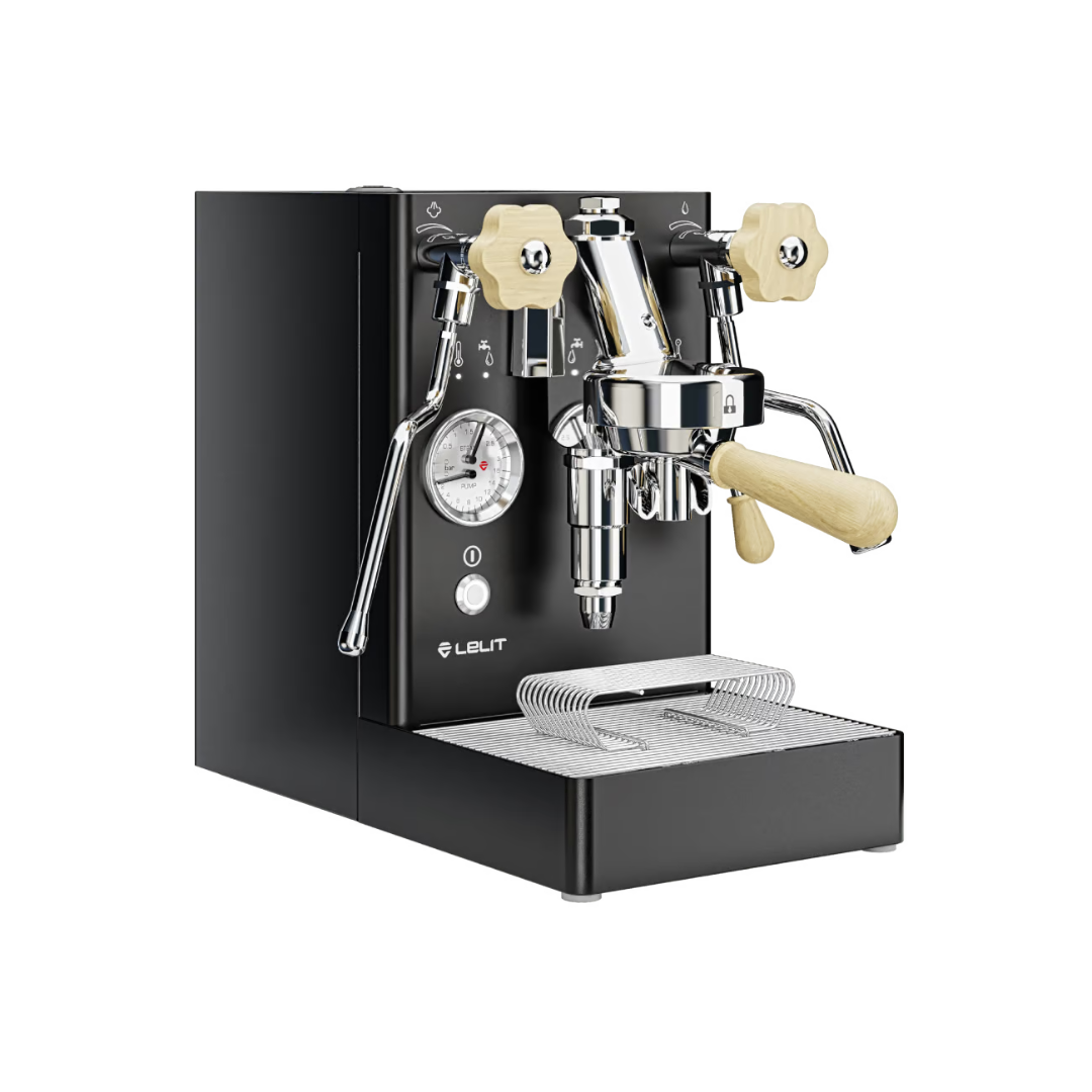 Lelit MARA X PL62X Espressomaschine – Edelstahl, Leise Pumpe, Doppelmanometer Espressomaschinen Lelit Schwarz - Rheinland.Coffee