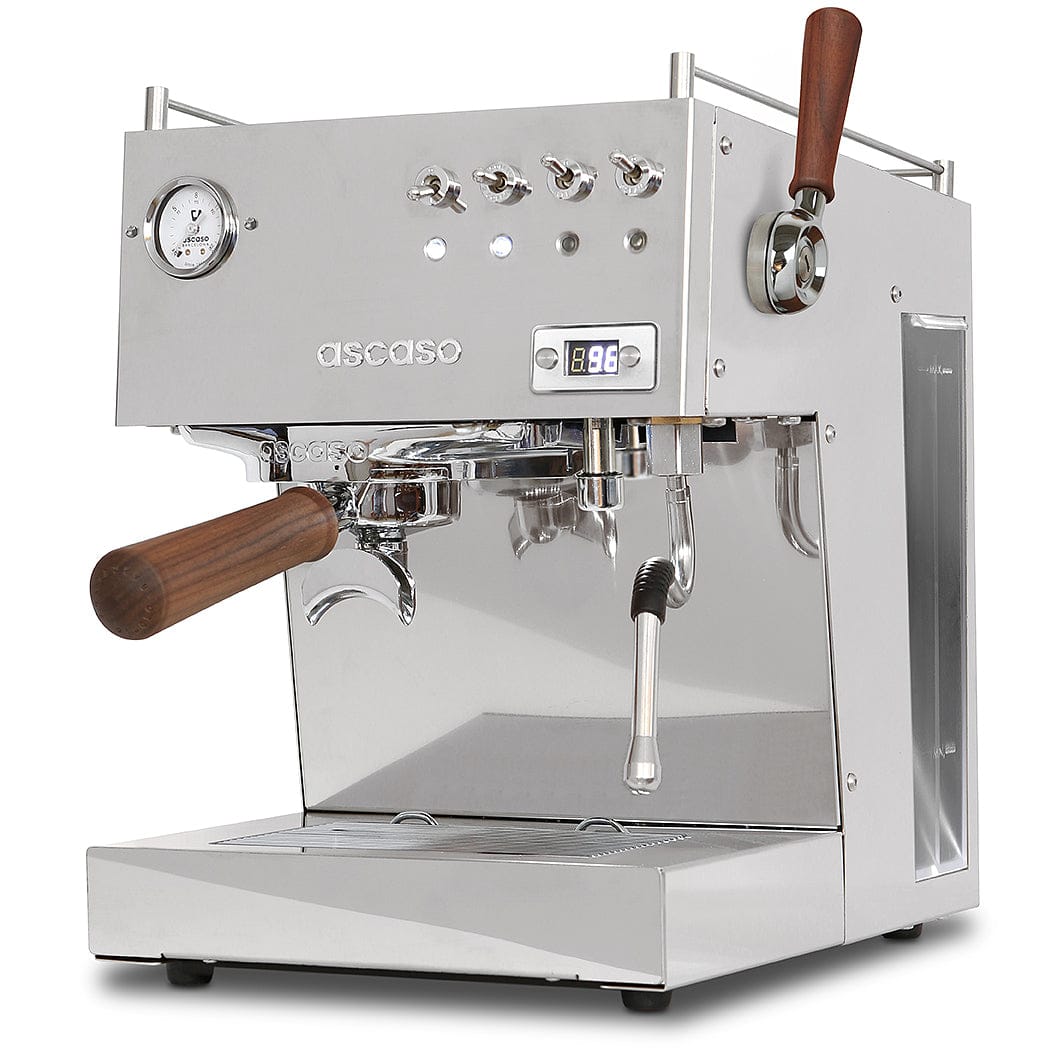 Ascaso Steel DUO PLUS – Dual-Thermoblock, PID, Profi-Features Espressomaschinen Ascaso Chrom / Inox - Rheinland.Coffee