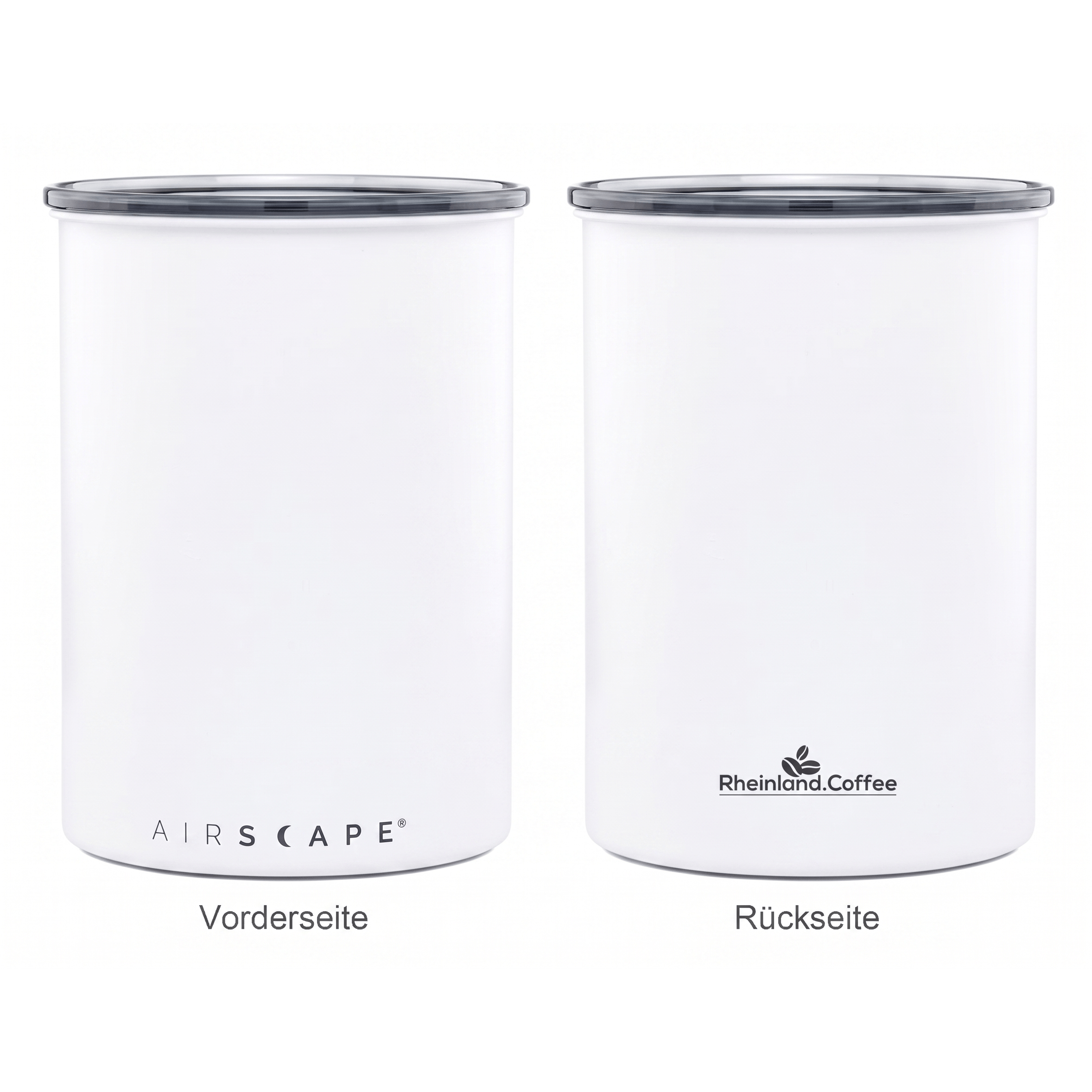 Airscape® Edelstahl-Aromabehälter – Edition Rheinland.Coffee Bohnenbehälter Airscape - Rheinland.Coffee