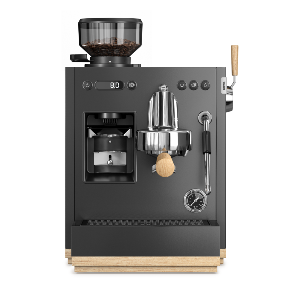 Loewe aura.pure Espressomaschine mit Mühle – 3 Thermoblöcke Siebträgermaschine Loewe    - Rheinland.Coffee