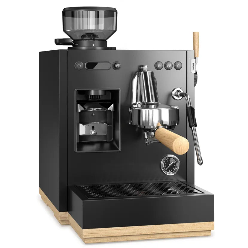 Loewe aura.pure Espressomaschine mit Mühle – 3 Thermoblöcke Siebträgermaschine Loewe    - Rheinland.Coffee