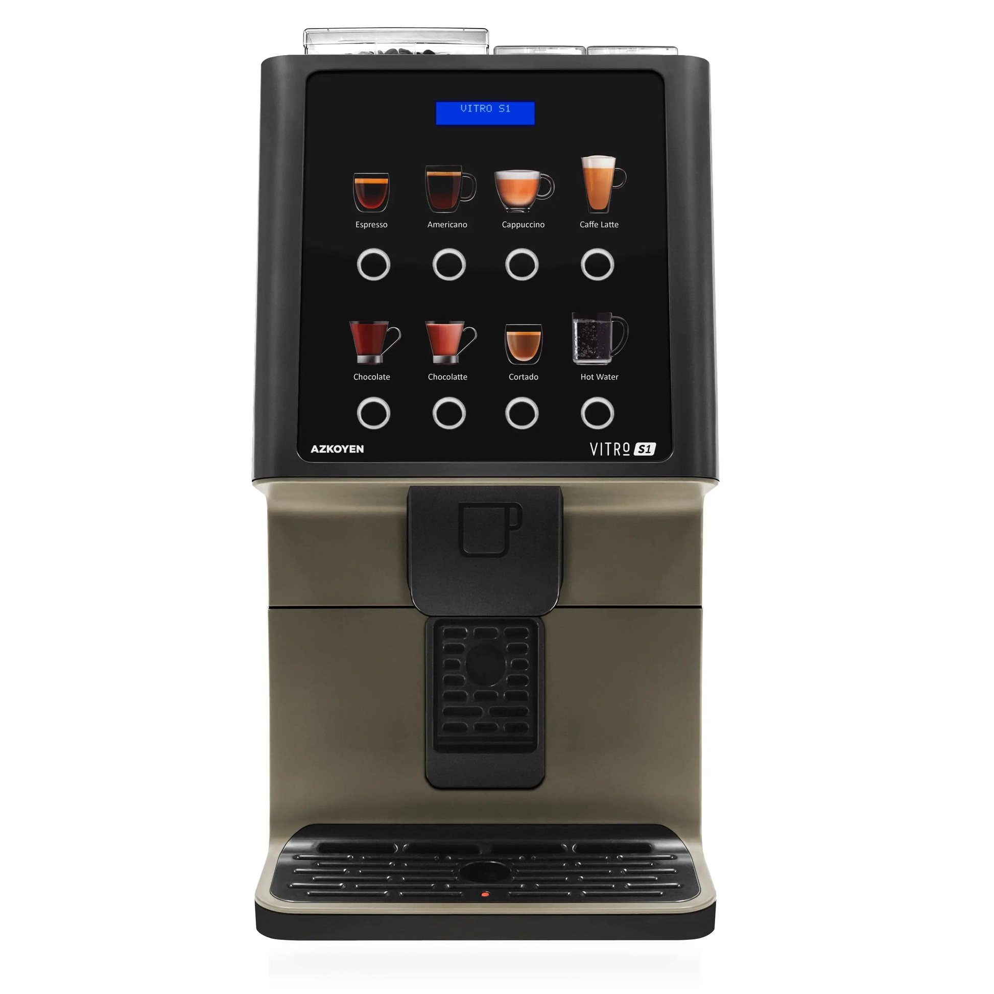Azkoyen Vitro S1 - 80 Tassen täglich Kaffeevollautomat für Büro Azkoyen Kaffeevollautomat Rheinland Coffee