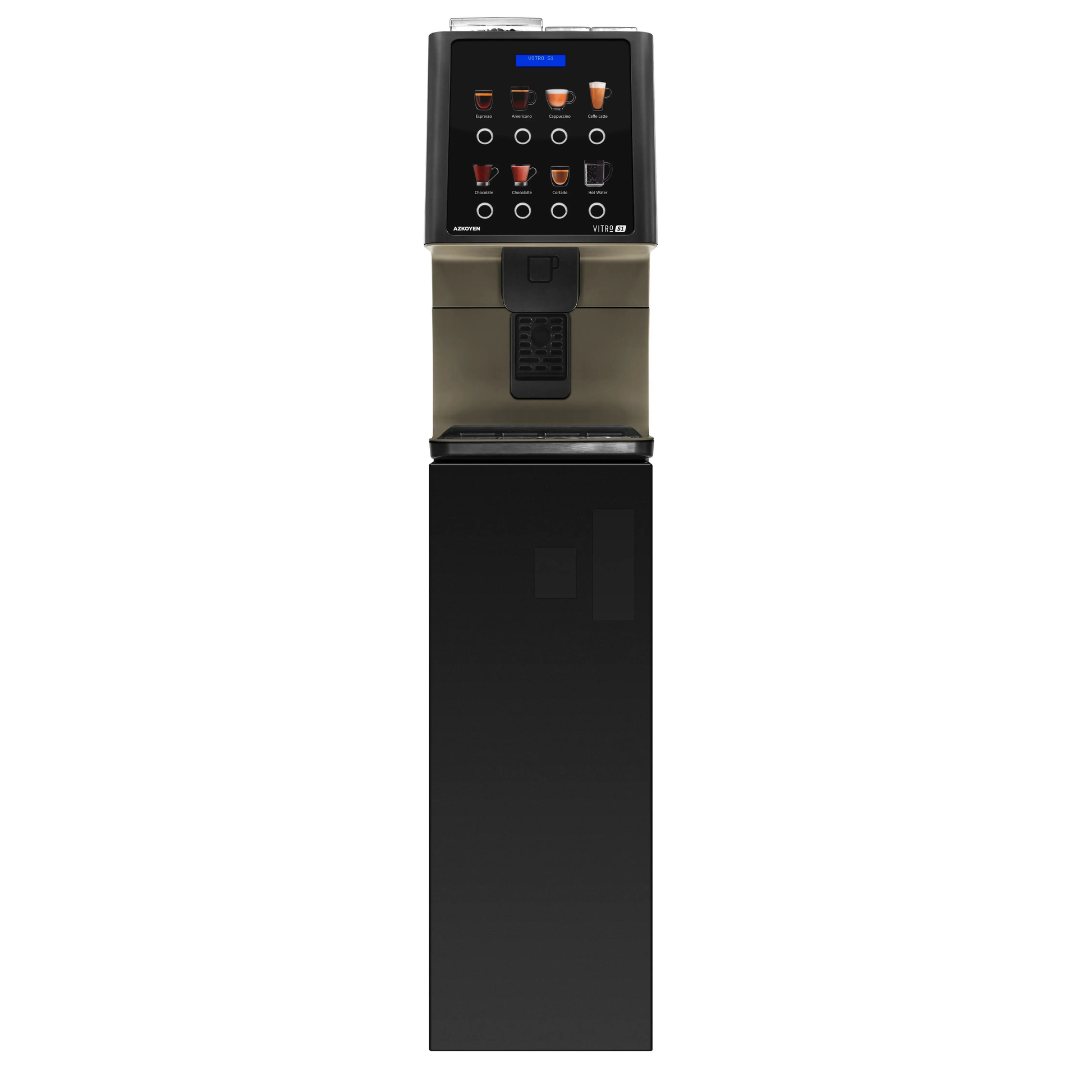 Azkoyen Vitro S1 - 80 Tassen täglich Kaffeevollautomat für Büro Azkoyen Kaffeevollautomat Rheinland Coffee
