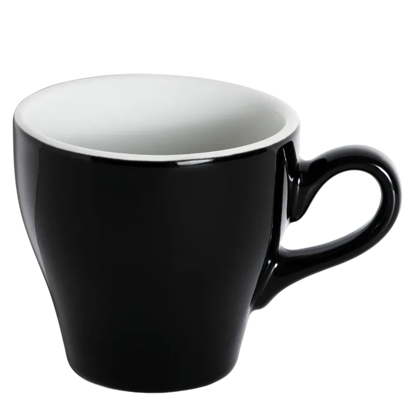 Loveramics Tulip Espresso – 80ml Tasse & 12,5cm Untertasse Espressotasse Loveramics Tasse Schwarz - Rheinland.Coffee