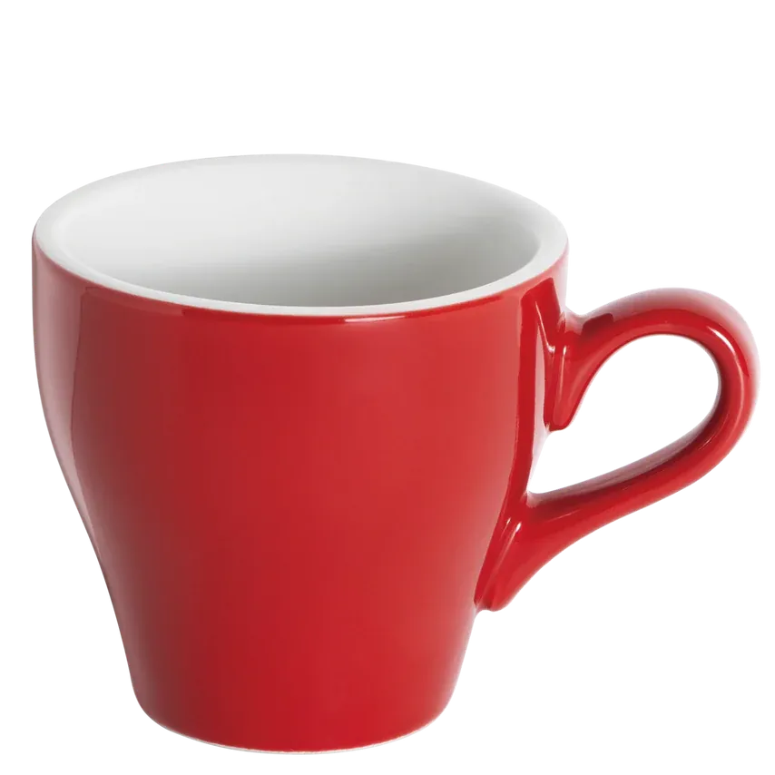 Loveramics Tulip Café Latte – 280ml Tasse & 15cm Untertasse Milchkaffeetasse Loveramics Tasse Rot - Rheinland.Coffee