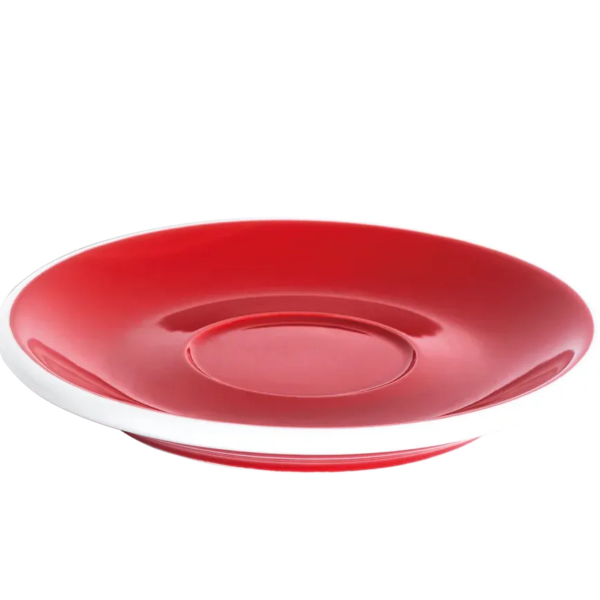 Loveramics Tulip Café Latte – 280ml Tasse & 15cm Untertasse Milchkaffeetasse Loveramics Untertasse Rot - Rheinland.Coffee