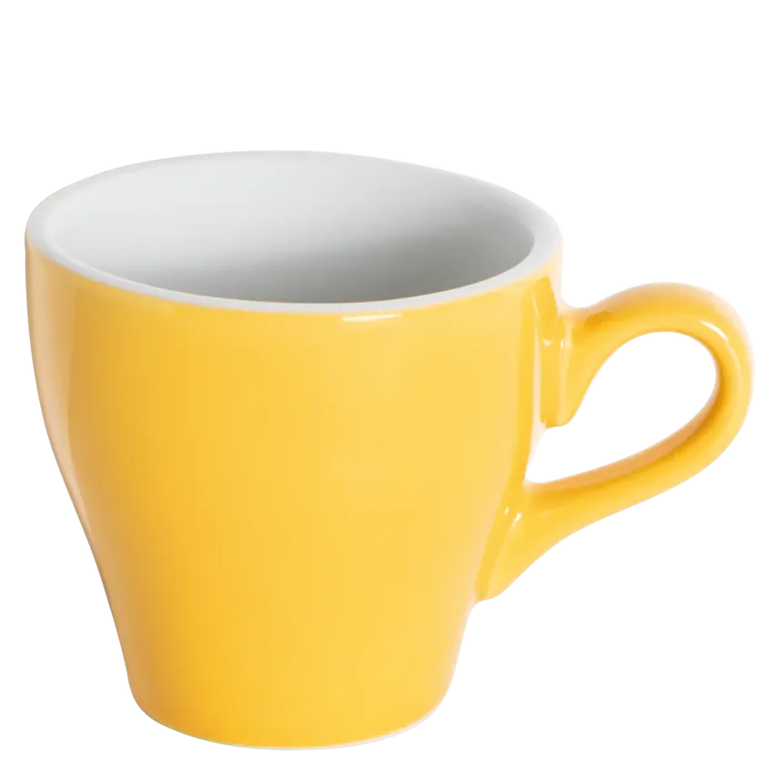 Loveramics Tulip Café Latte – 280ml Tasse & 15cm Untertasse Milchkaffeetasse Loveramics Tasse Gelb - Rheinland.Coffee