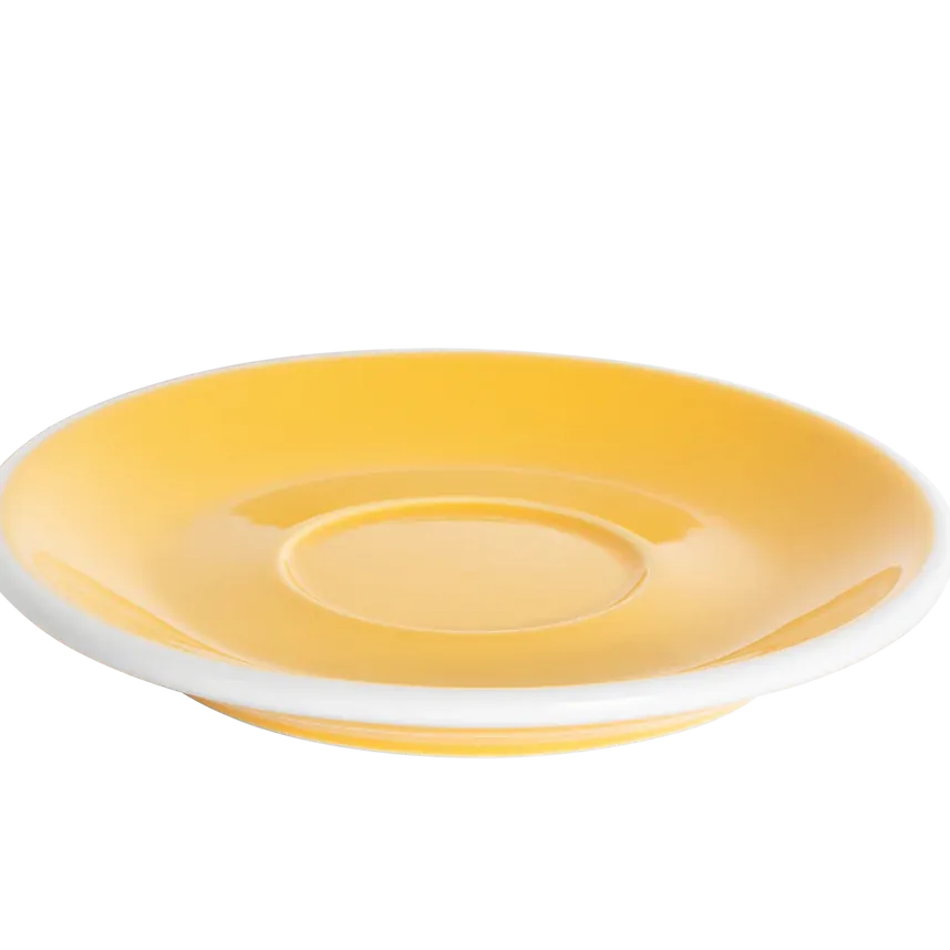 Loveramics Tulip Café Latte – 280ml Tasse & 15cm Untertasse Milchkaffeetasse Loveramics Untertasse Gelb - Rheinland.Coffee