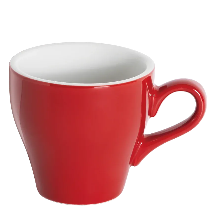 Loveramics Tulip Espresso – 80ml Tasse & 12,5cm Untertasse Espressotasse Loveramics Tasse Rot - Rheinland.Coffee
