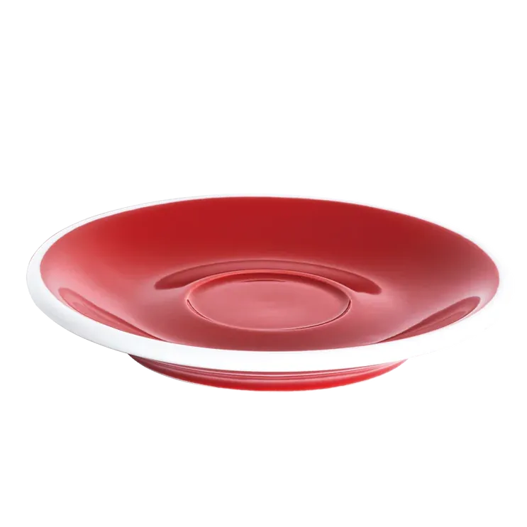 Loveramics Tulip Espresso – 80ml Tasse & 12,5cm Untertasse Espressotasse Loveramics Untertasse Rot - Rheinland.Coffee