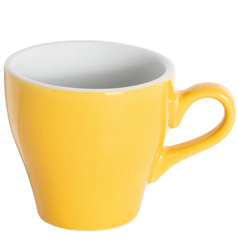 Loveramics Tulip Espresso – 80ml Tasse & 12,5cm Untertasse Espressotasse Loveramics Tasse Gelb - Rheinland.Coffee