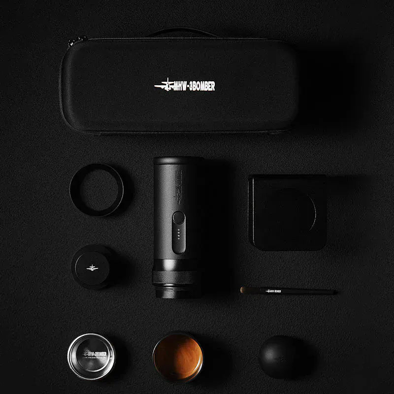 MHW-3BOMBER X-PRESS58 – Kabellose 58 mm Espressomaschine mit Akku Kaffee mobil MHW-3Bomber - Rheinland.Coffee