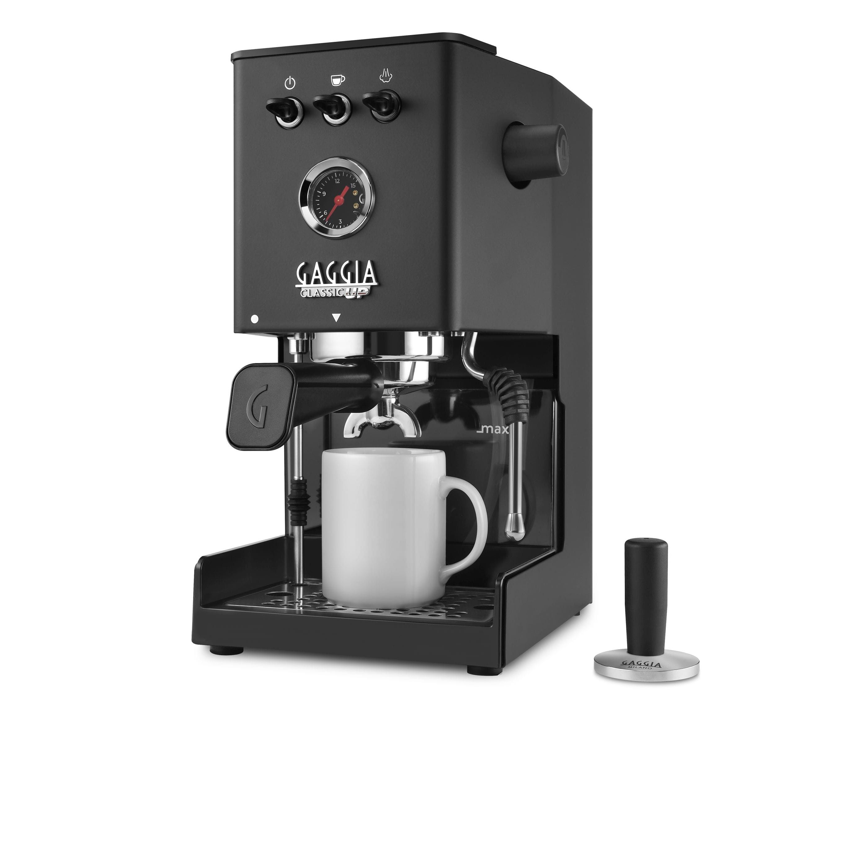 Gaggia Classic UP Schwarz PID – Das ultimative Upgrade für dein Barista-Game Espressomaschinen GAGGIA - Rheinland.Coffee