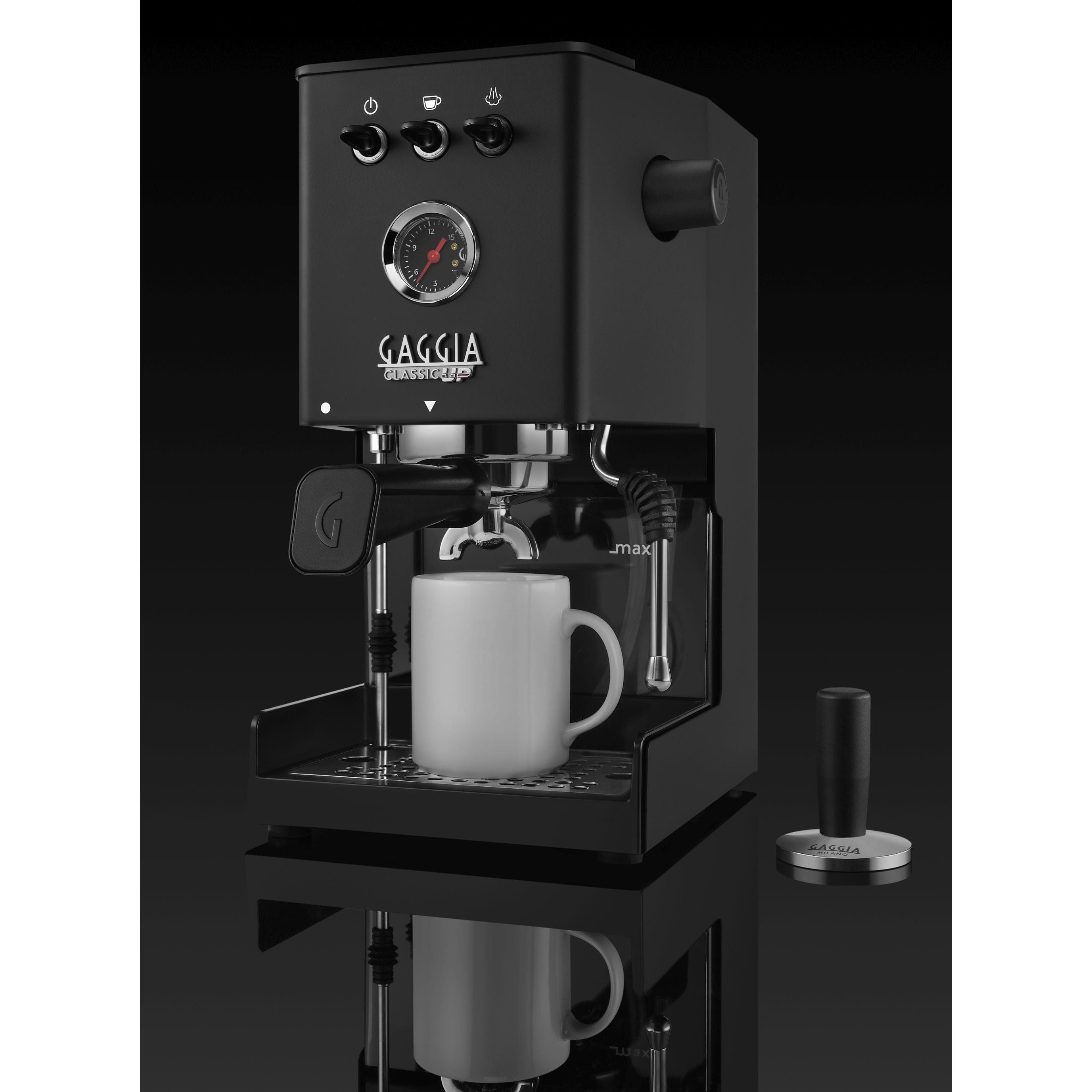 Gaggia Classic UP Schwarz PID – Das ultimative Upgrade für dein Barista-Game Espressomaschinen GAGGIA - Rheinland.Coffee