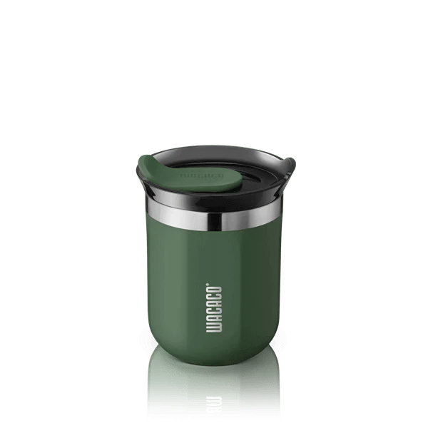 WACACO Octaroma - Vakuum-Isolierter Kaffeebecher für unterwegs Kaffee mobil WACACO Grün 180 ml  - Rheinland.Coffee
