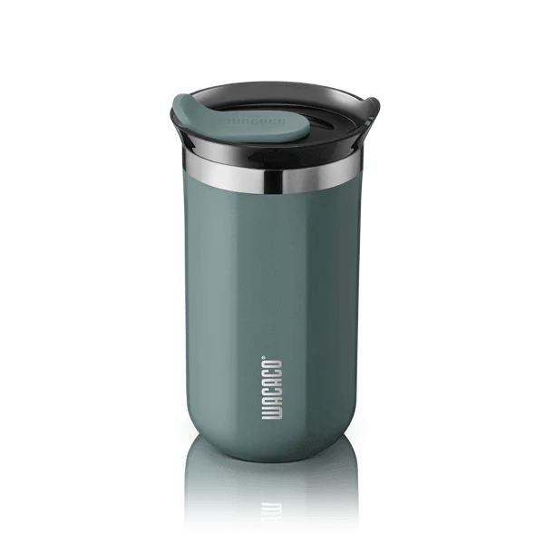 WACACO Octaroma - Vakuum-Isolierter Kaffeebecher für unterwegs Kaffee mobil WACACO Blau 300 ml  - Rheinland.Coffee