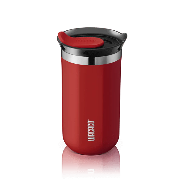 WACACO Octaroma - Vakuum-Isolierter Kaffeebecher für unterwegs Kaffee mobil WACACO Rot 300 ml  - Rheinland.Coffee