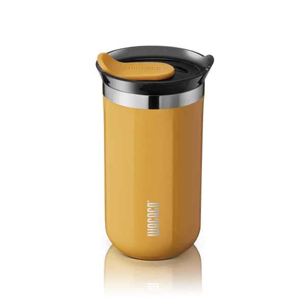 WACACO Octaroma - Vakuum-Isolierter Kaffeebecher für unterwegs Kaffee mobil WACACO Gelb 300 ml  - Rheinland.Coffee