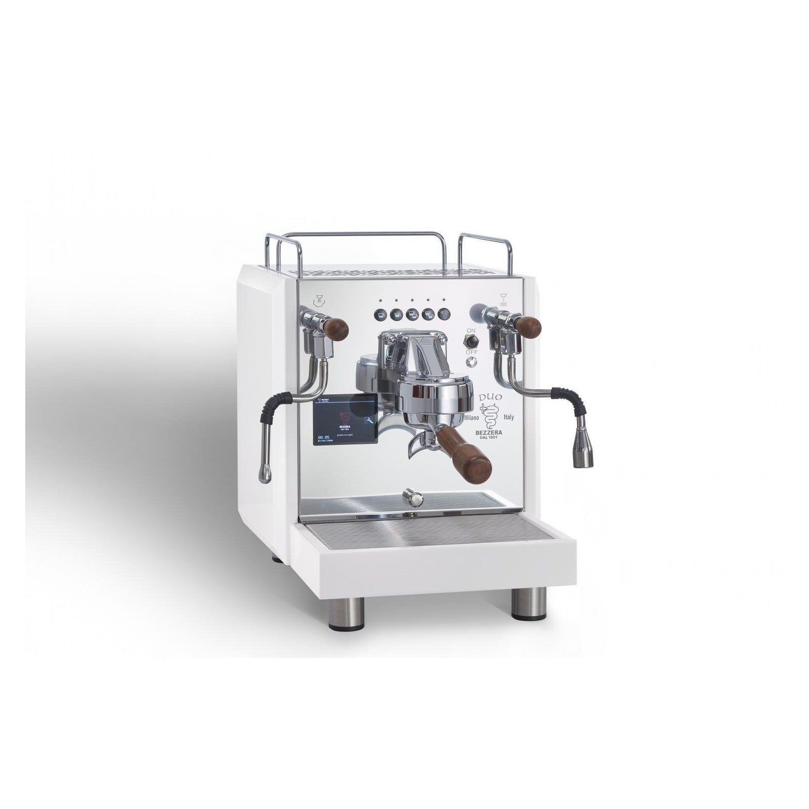 Bezzera Duo DE – Dualboiler mit volumetrischer Dosierung - Classic White
