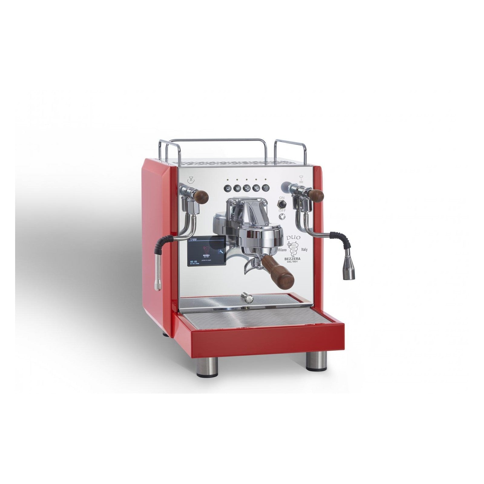 Bezzera Duo DE – Dualboiler mit volumetrischer Dosierung - Classic Red