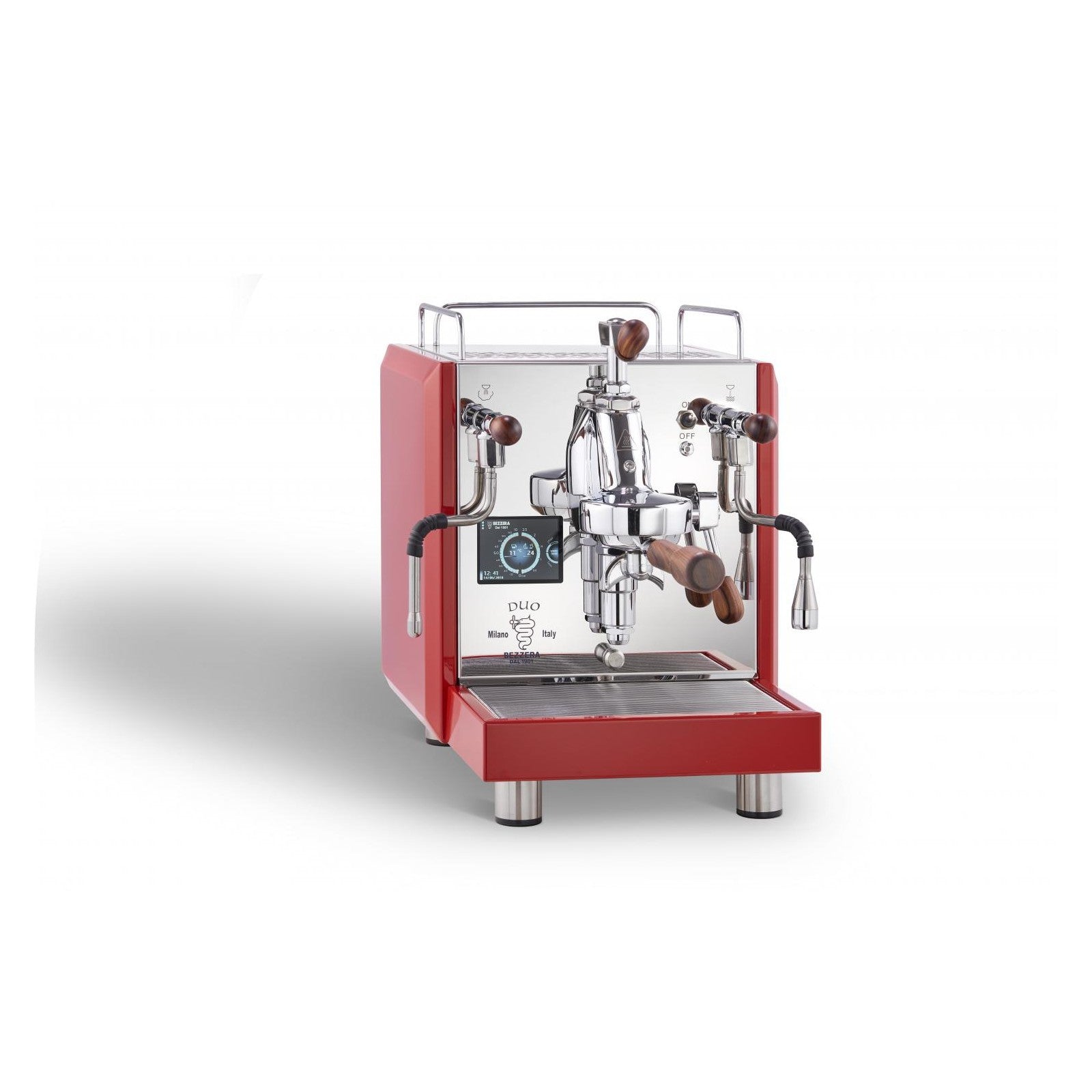 Bezzera Duo MN – Dualboiler mit E61-Brühgruppe - Classic Red