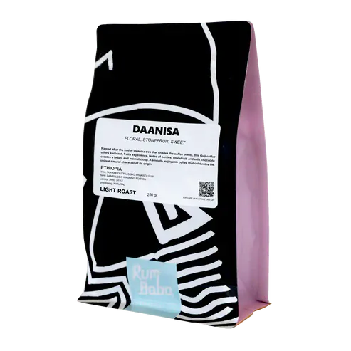 Rum Baba Ethiopia Daanisa – Light Roast - Floral, Steinfrucht, Orange Kaffee Rum Baba 250 Gramm - Rheinland.Coffee