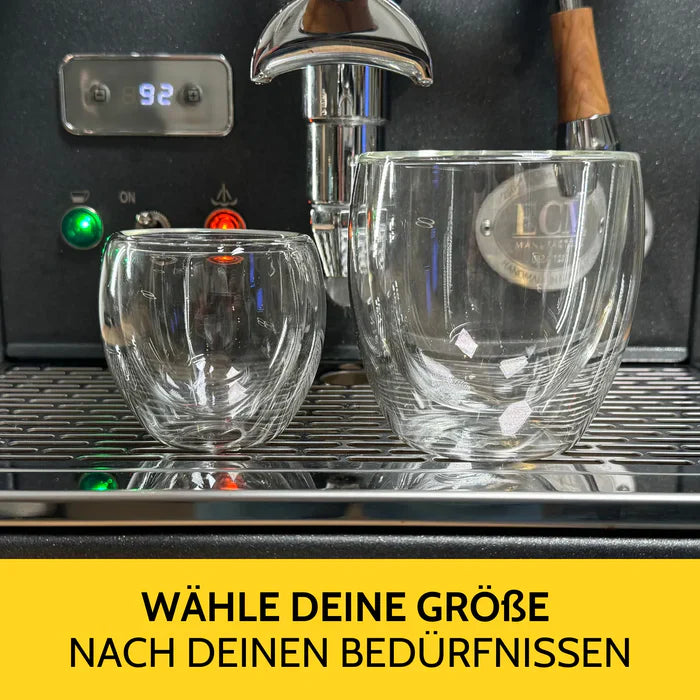 Latte Macchiato Gläser Doppelwandig 2er Pack 300 ml von COYOOCO Espresso Glas COYOOCO    - Rheinland.Coffee
