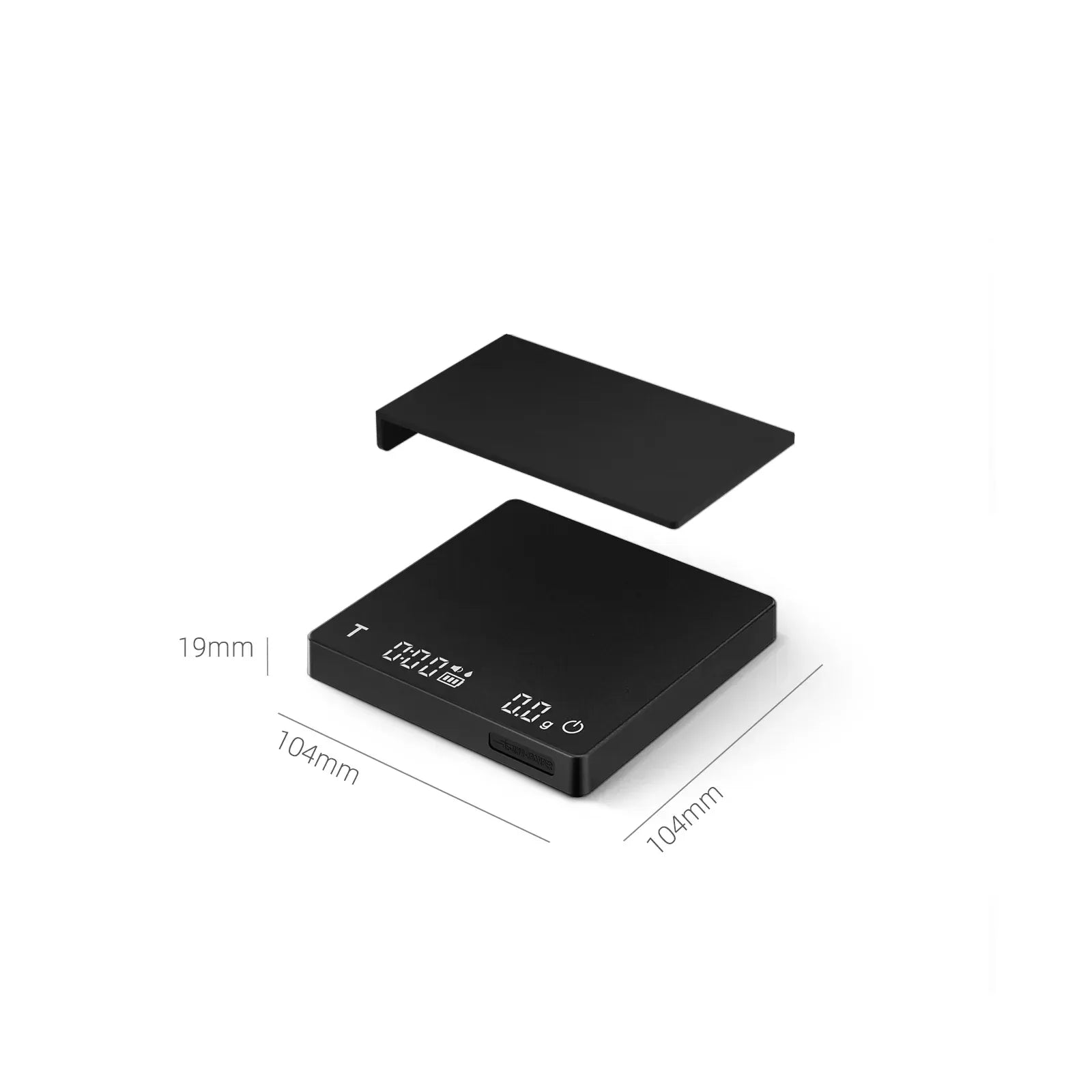 MHW-3BOMBER Cube Coffee Scale Mini 3.0 Pro – Kompakte Espresso Waage Waage MHW-3Bomber - Rheinland.Coffee