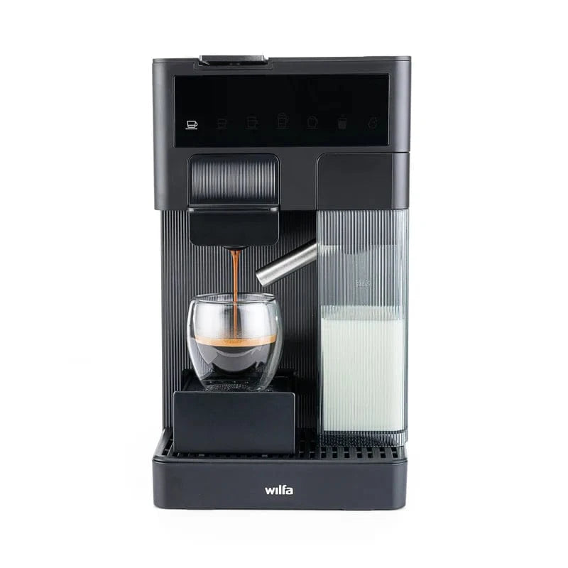 Wilfa Volo Multi - Kapseln, Kaffee und mehr - INKLUSIVE ADAPTER FÜR FILTERKAFFEE Kaffeevollautomat Wilfa Schwarz - Rheinland.Coffee