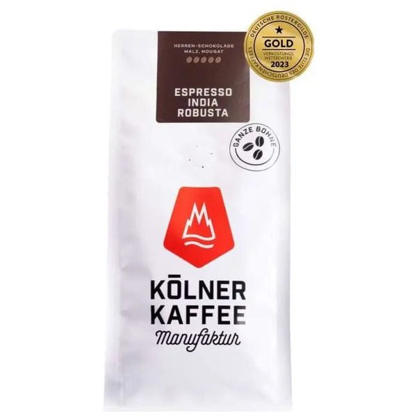 Espresso India Robusta - Kölner Kaffeemanufaktur Kaffee Kölner Kaffeemanufaktur - Rheinland.Coffee