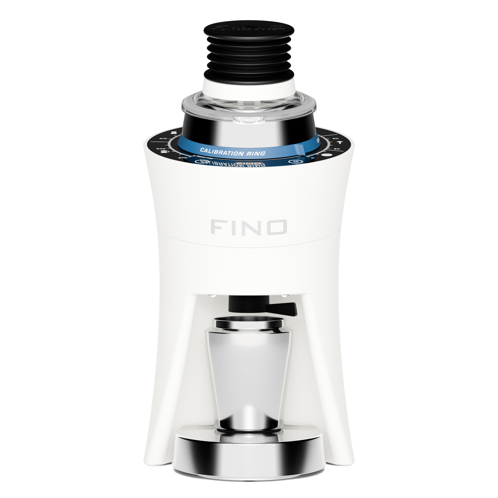 Compak Fino Scale – Single Dose Kaffeemühle mit integrierter Waage (Schwarz, Weiß, Blau) COMPAK Kaffeemühlen Weiß Rheinland Coffee