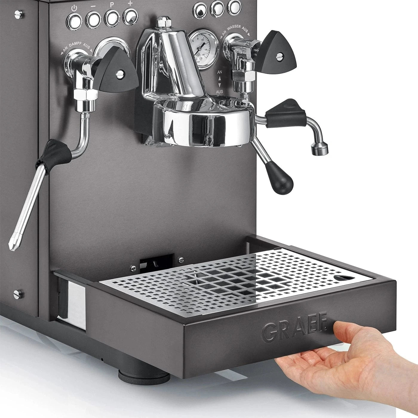 GRAEF Estessa - Duo Thermoblock schwarz gebürstet Limited Edition Espressomaschinen GRAEF - Rheinland.Coffee