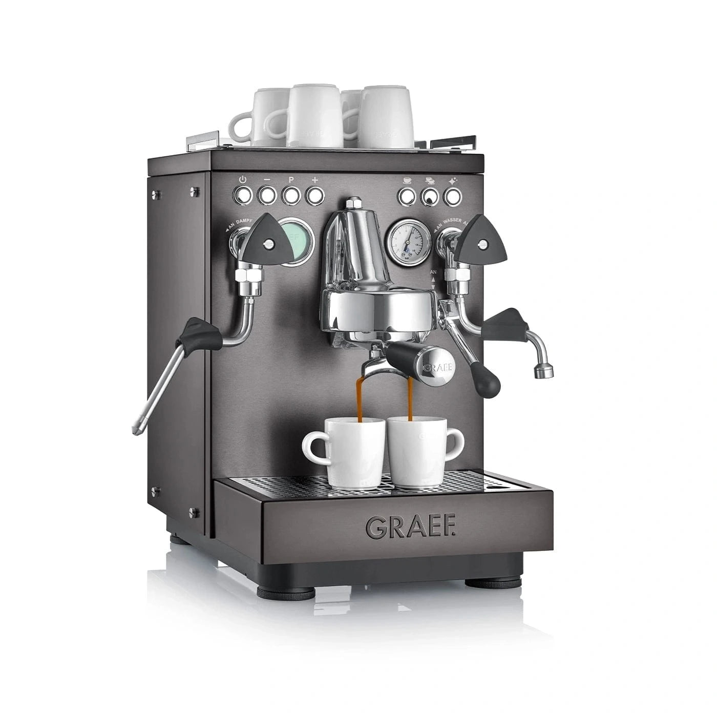 GRAEF Estessa - Duo Thermoblock schwarz gebürstet Limited Edition Espressomaschinen GRAEF - Rheinland.Coffee