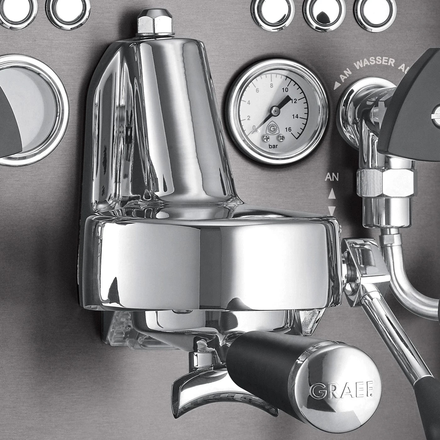 GRAEF Estessa - Duo Thermoblock schwarz gebürstet Limited Edition Espressomaschinen GRAEF - Rheinland.Coffee