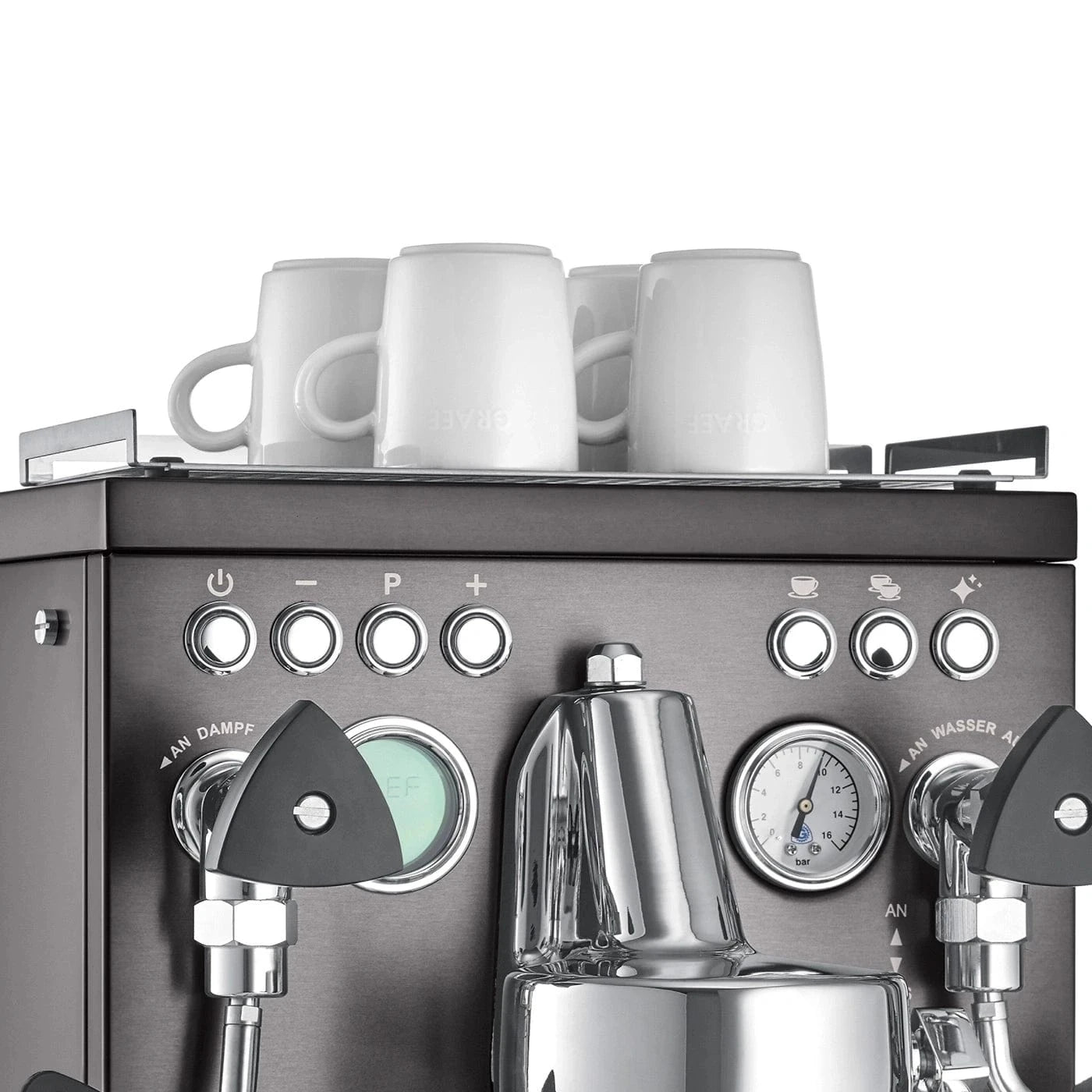 GRAEF Estessa - Duo Thermoblock schwarz gebürstet Limited Edition Espressomaschinen GRAEF - Rheinland.Coffee