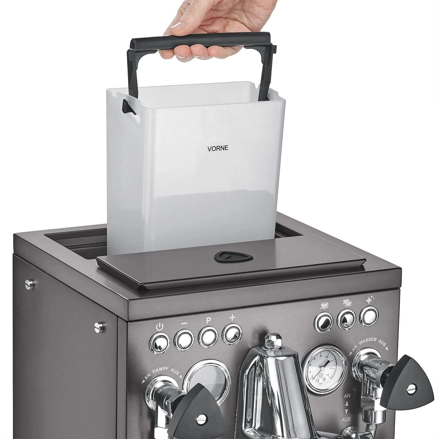 GRAEF Estessa - Duo Thermoblock schwarz gebürstet Limited Edition Espressomaschinen GRAEF - Rheinland.Coffee