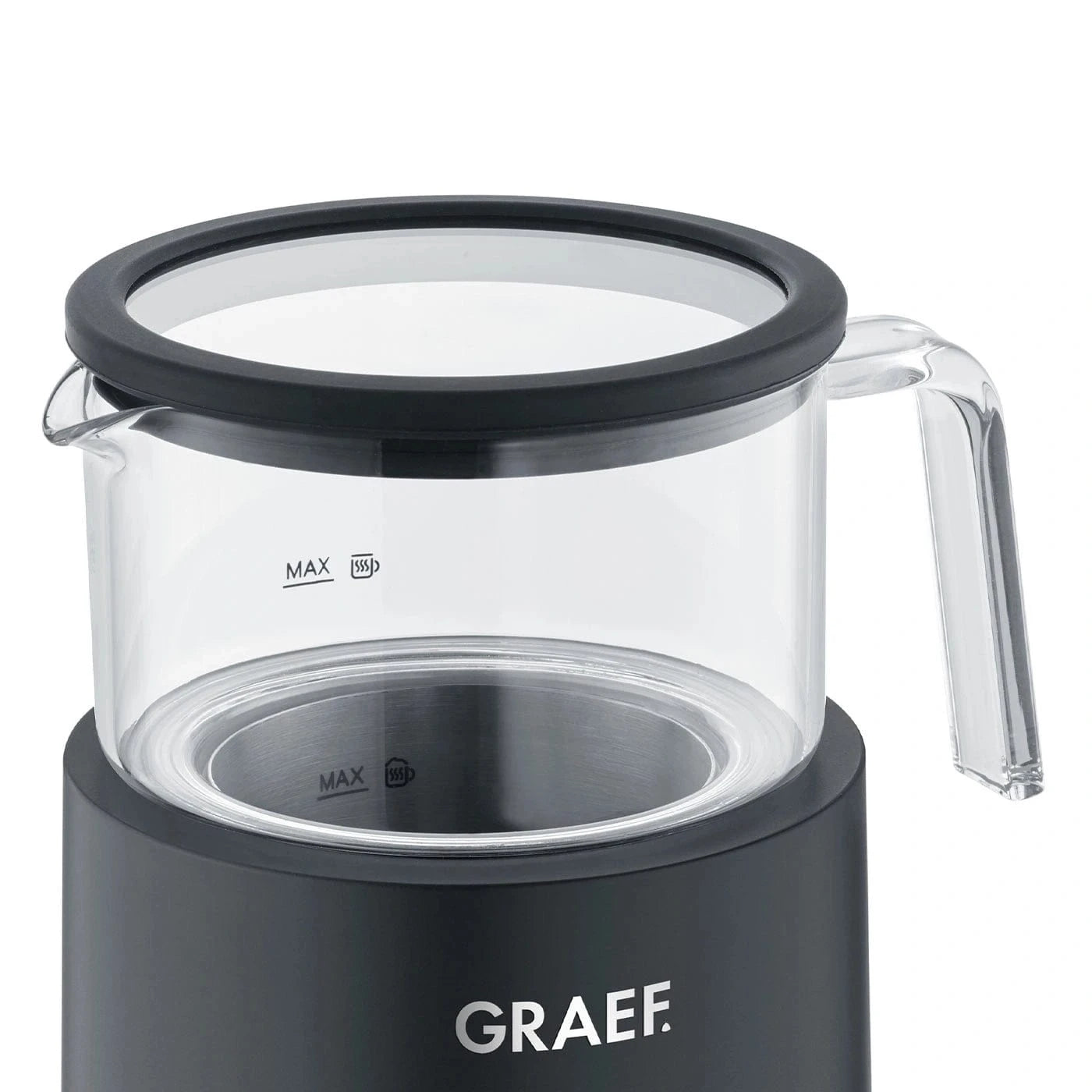 GRAEF Glas-Milchaufschäumer MS902 Induktion, 6 Programme Milchaufschäumer GRAEF - Rheinland.Coffee