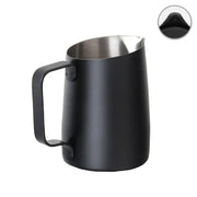 WPM Milchkännchen #09 – Wide Spout Latte Art Pitcher Milchkännchen WPM 650 ml Schwarz - Rheinland.Coffee