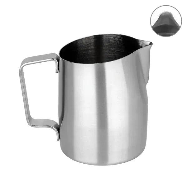 WPM Milchkännchen #21 – Tapered Spout Latte Art Pitcher Milchkännchen WPM 500 ml Chrom - Rheinland.Coffee