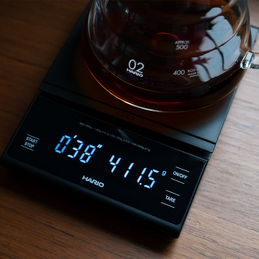 Hario Drip Scale - Waage mit Timer - Neue Version Waage Hario    - Rheinland.Coffee