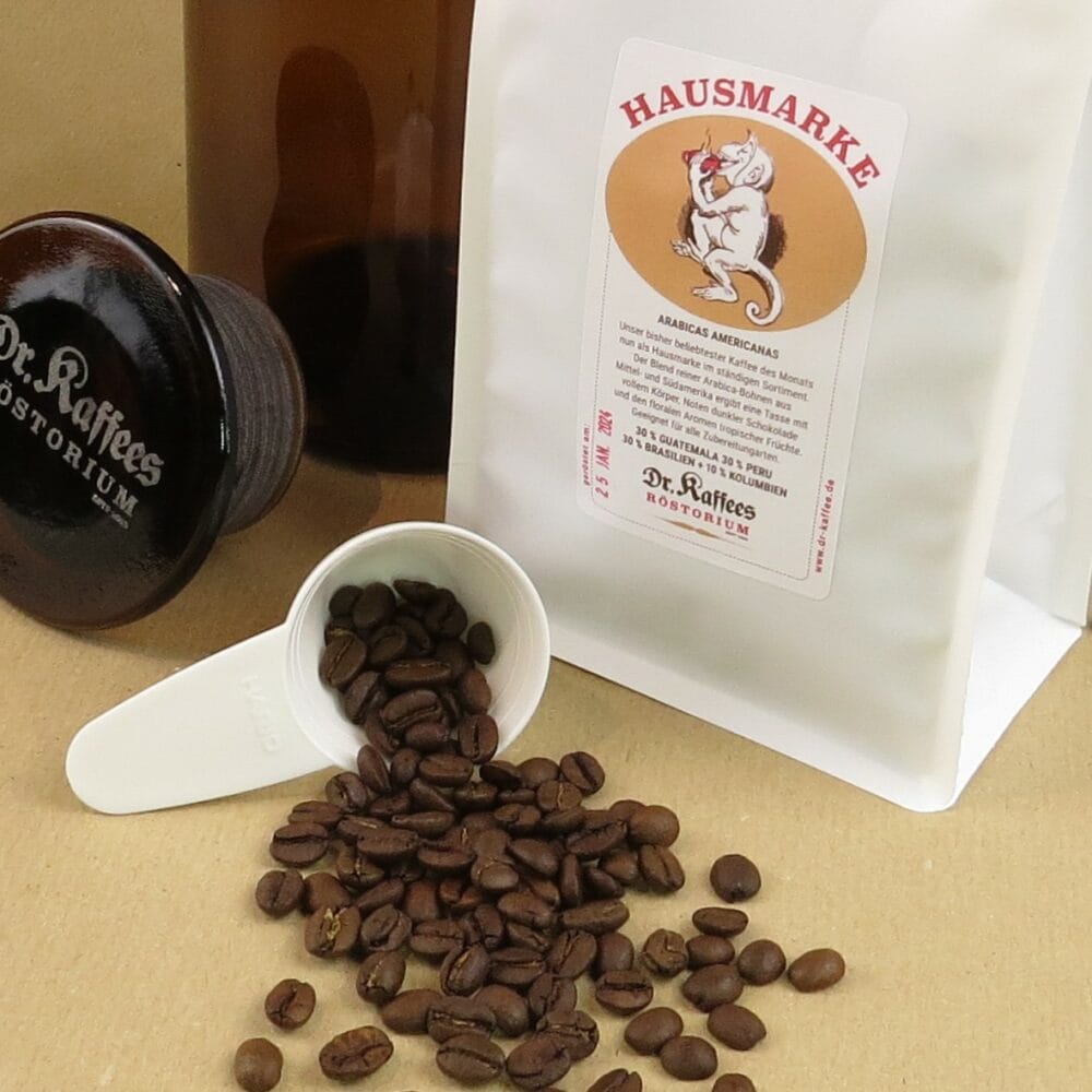 Hausmarke Blendmischung aus 100% Arabica | Dr. Kaffee Kaffee Dr. Kaffees Röstorium - Rheinland.Coffee
