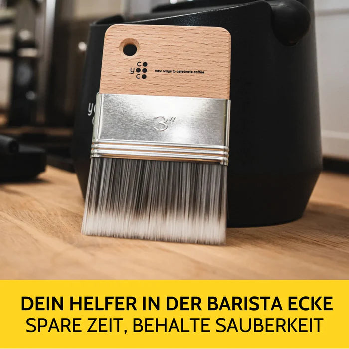 Kehrpinsel Natur - saubere Barista-Arbeitsfläche von COYOOCO Pinsel und Bürsten COYOOCO    - Rheinland.Coffee