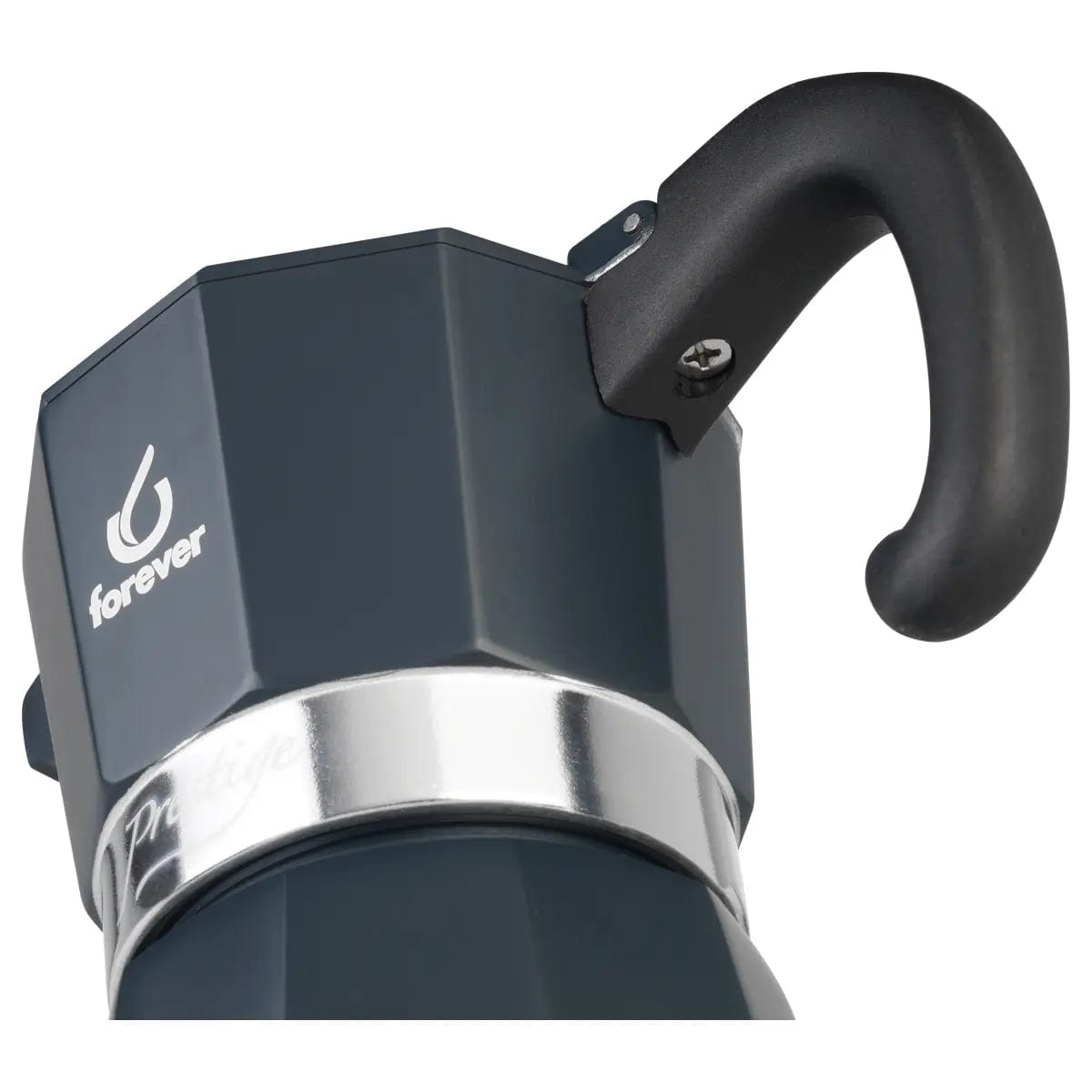 Moka Prestige Noblesse - Mokkakanne - Schwarz und Aluminium 6 Tassen Forever Mokkakanne Rheinland Coffee