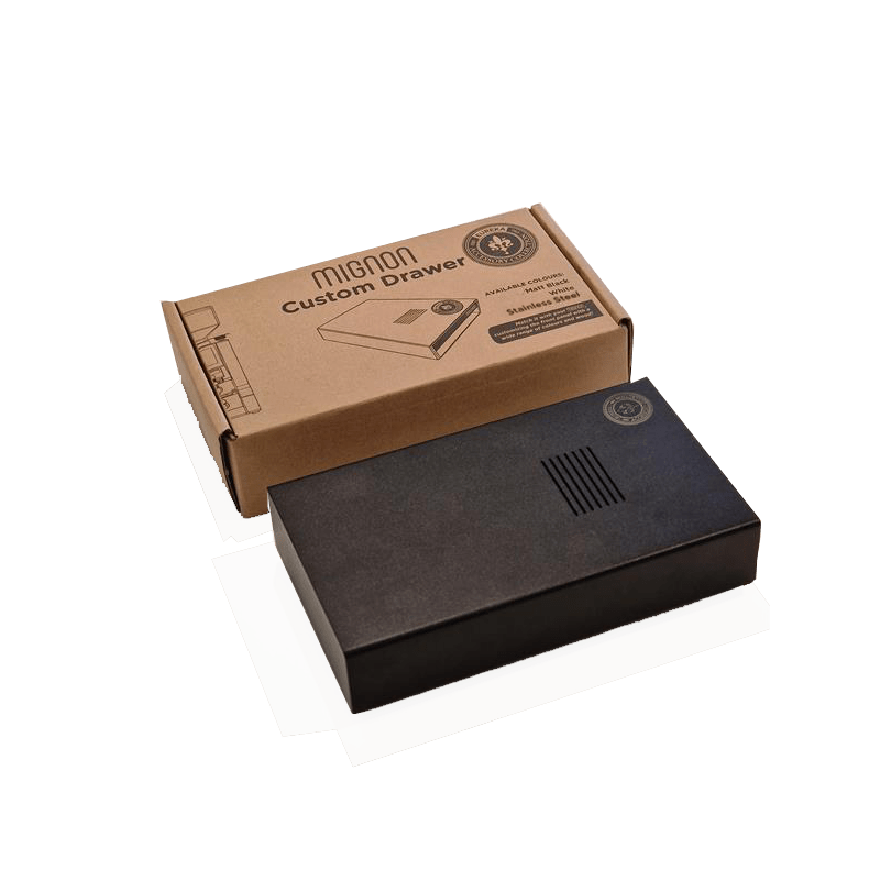 EUREKA Sudschublade Schwarz - NEU Mignon Custom Drawer mit Griff Sudschublade Eureka - Rheinland.Coffee