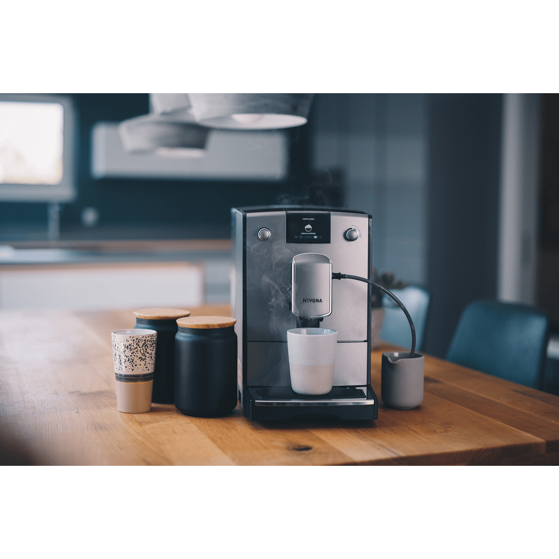 Nivona NICR 6'95 Titan – Chrom – Kaffeevollautomat Kaffeevollautomat Nivona - Rheinland.Coffee
