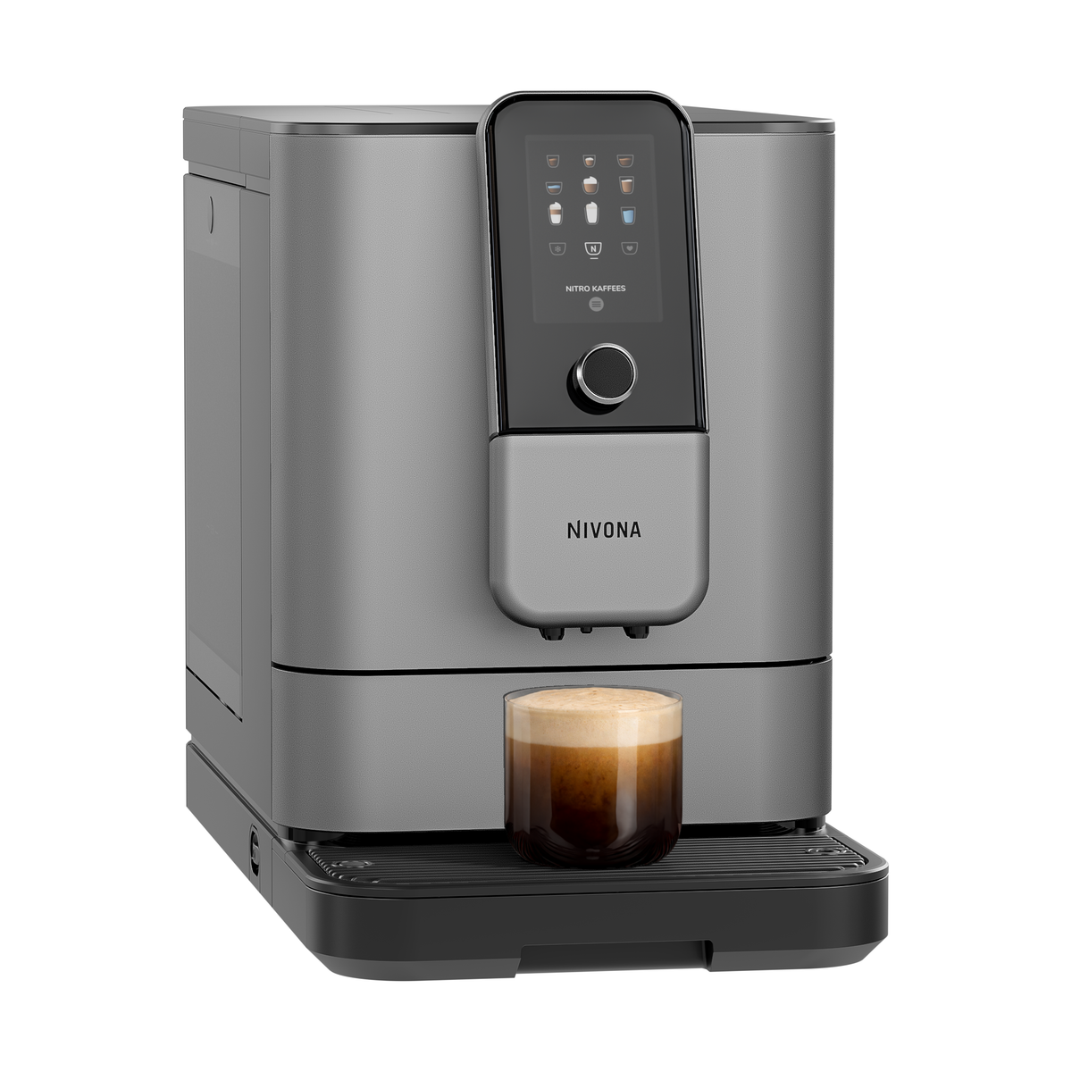 Nivona NIVO 8'113 schräg von vorn mit Nitro Coffee