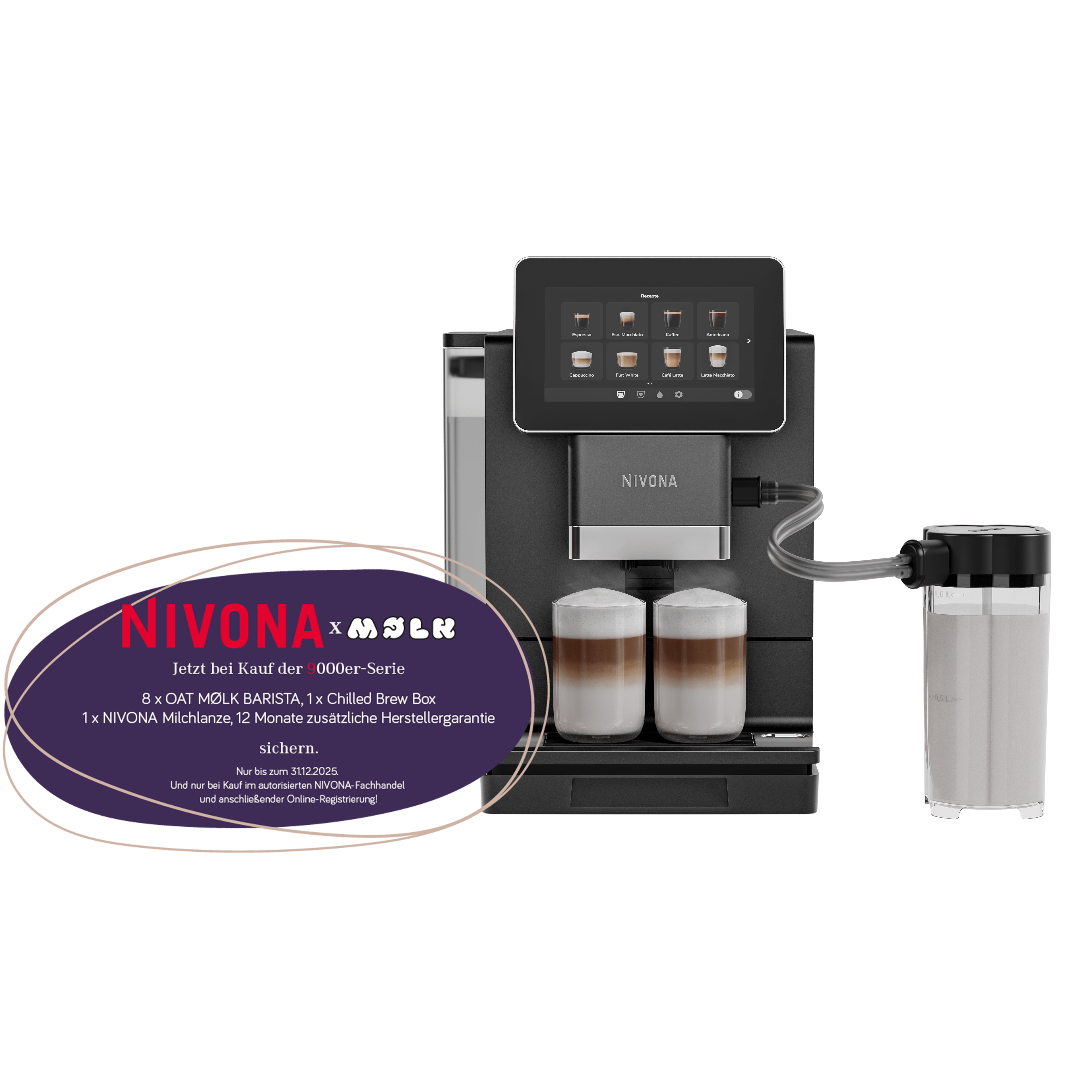 Nivona NICR 9101 Schwarz - Neuheit 2025 Kaffeevollautomat Nivona - Rheinland.Coffee